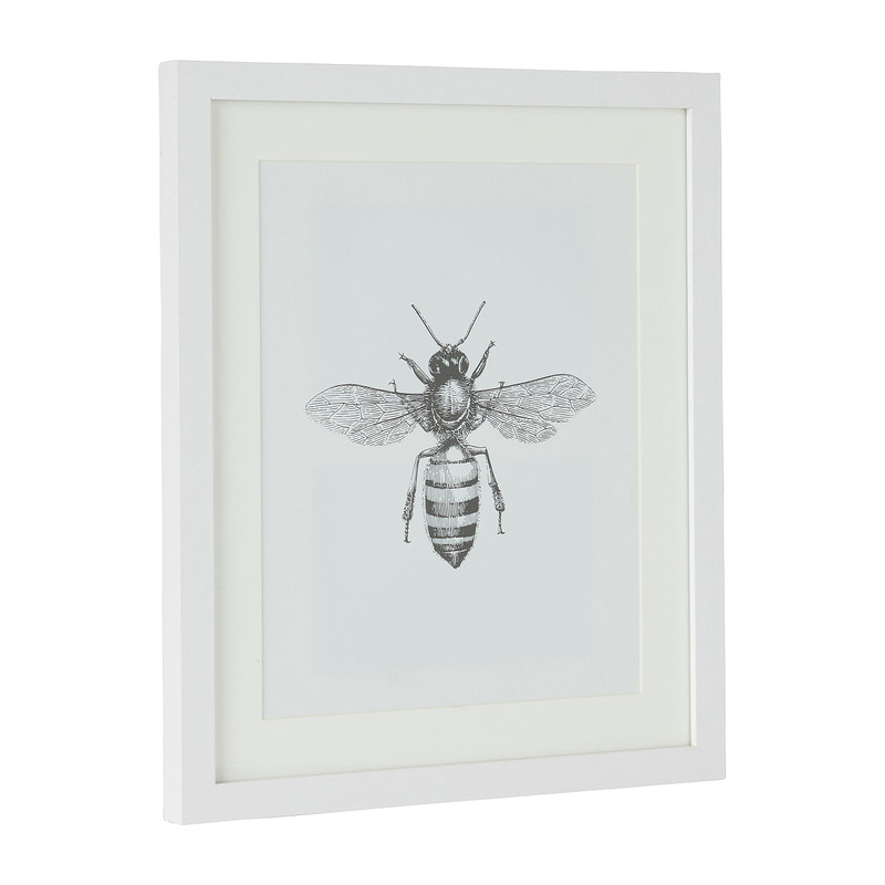 Fotolijst met passe partout - wit - 20x25 cm