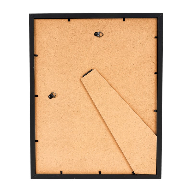 Fotolijst 3D met passe partout - zwart - 20x25 cm