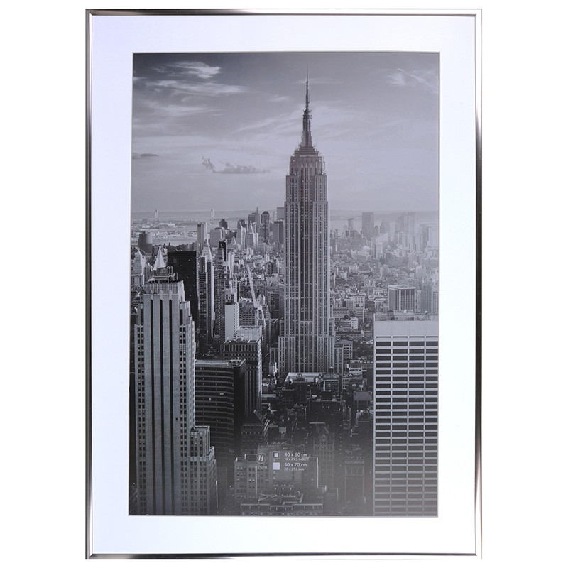 Verbaasd Over het algemeen Neem de telefoon op Henzo fotolijst Manhattan - 50x70 cm - grijs | Xenos