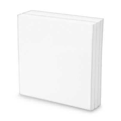 Schildersdoek canvas - 20x20 cm - set van 3