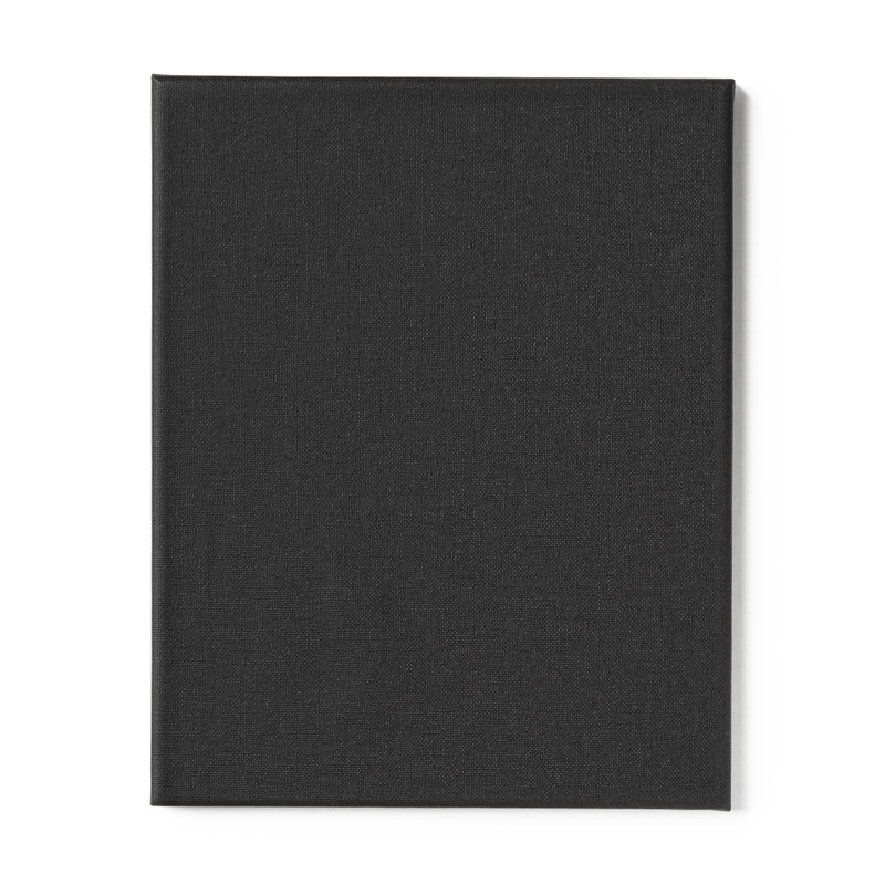 Schildersdoek zwart - 24x30 cm - 280 gr/m2