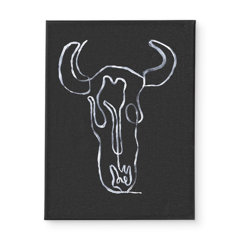 Schildersdoek zwart - 30x40 cm