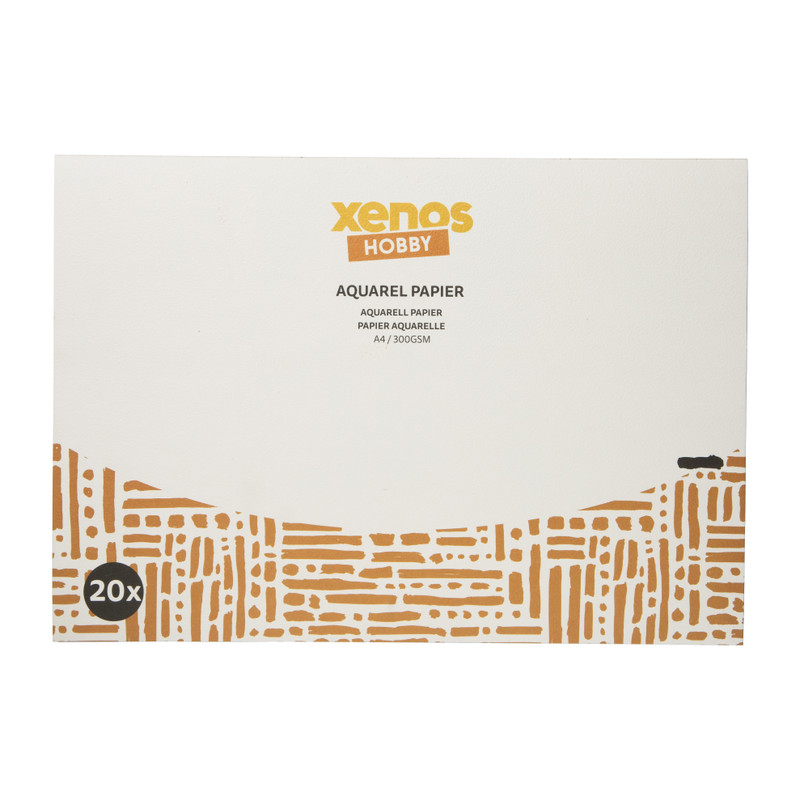 Aquarel papier A4 - 20 vellen