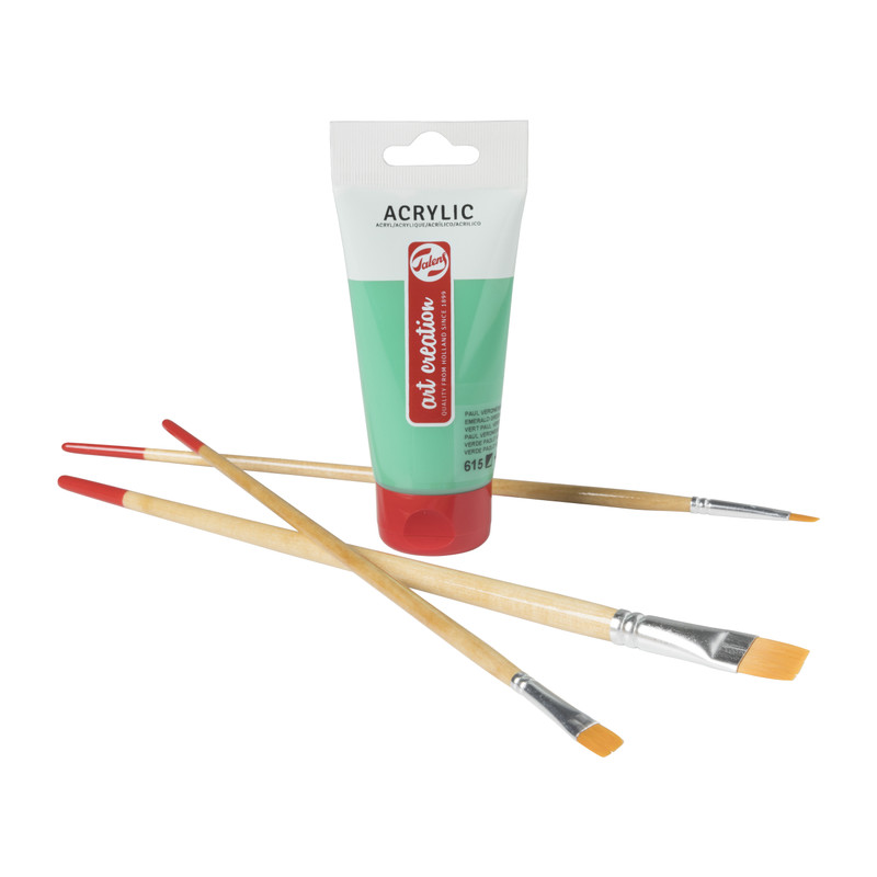 Talens acrylverf - groen - 75 ml