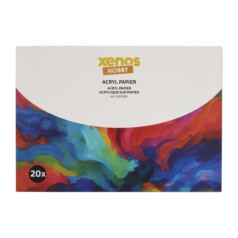 Acryl papier A4 - wit