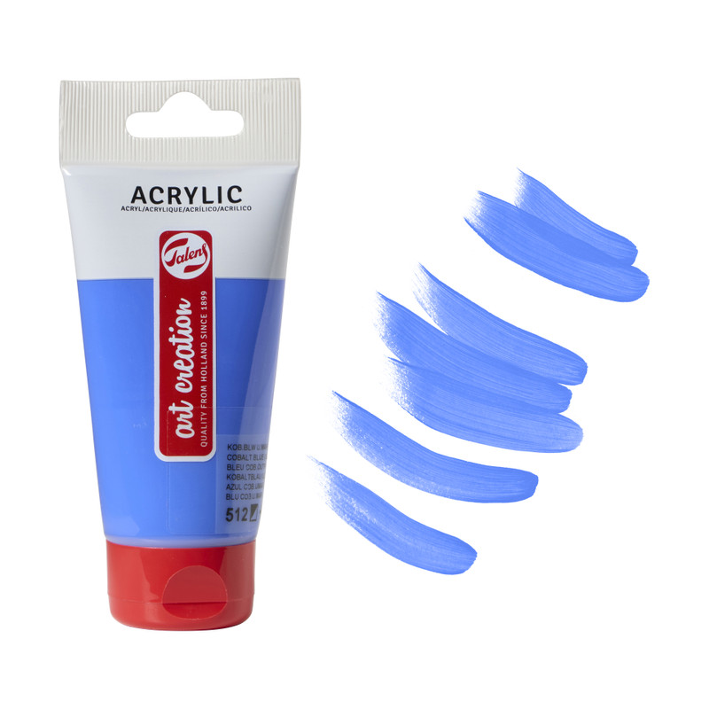 Acrylverf - kobaltblauw - 75 ml 