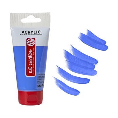 Acrylverf - cyaan blauw - 75 ml 