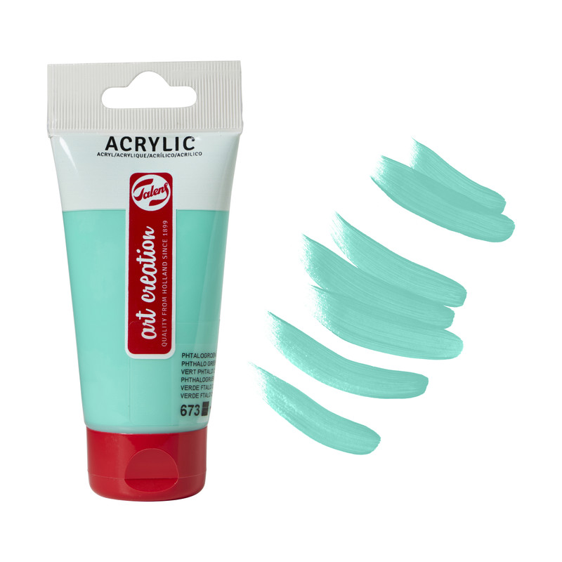 Acrylverf - lichte phtalogroen - 75 ml
