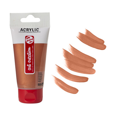 Acrylverf - koperkleurig - 75 ml