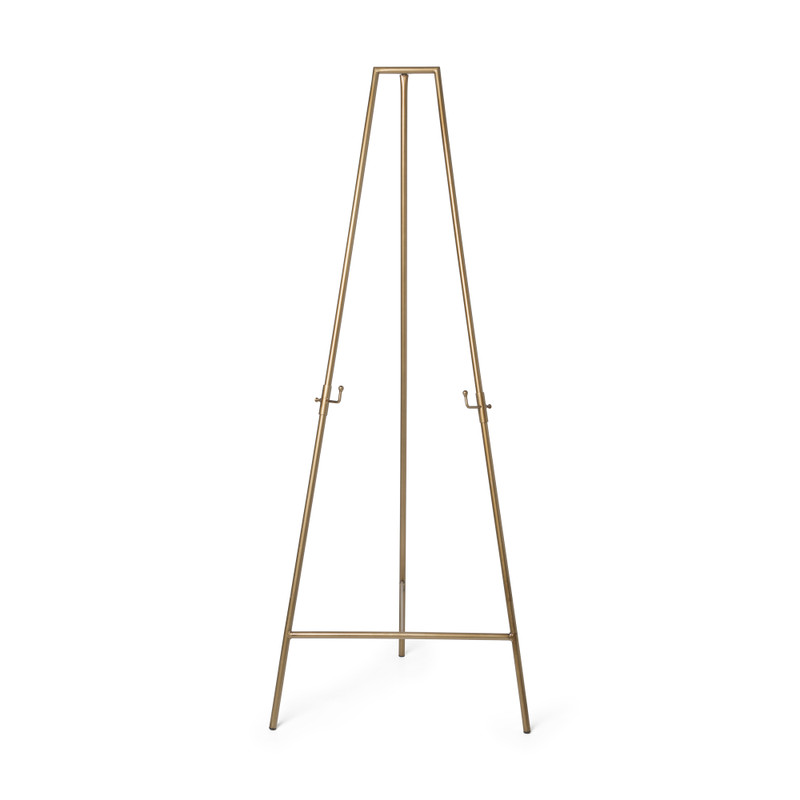 Schildersezel voor welkomstbord - goud - 146.7 cm