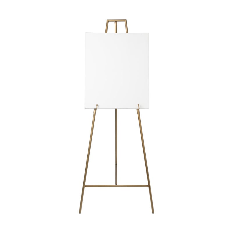 Schildersezel voor welkomstbord - goud - 146.7 cm