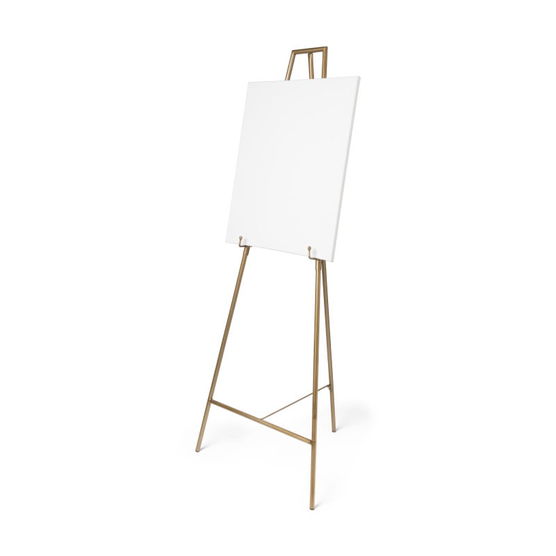 Schildersezel voor welkomstbord - goud - 146.7 cm