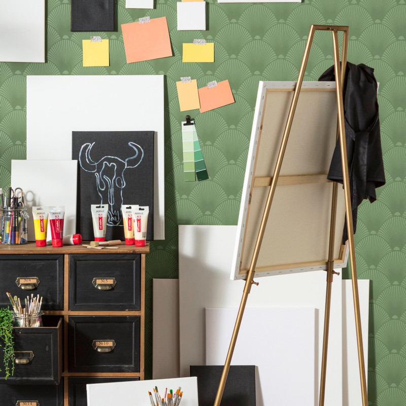 Schildersezel voor welkomstbord - goud - 146.7 cm