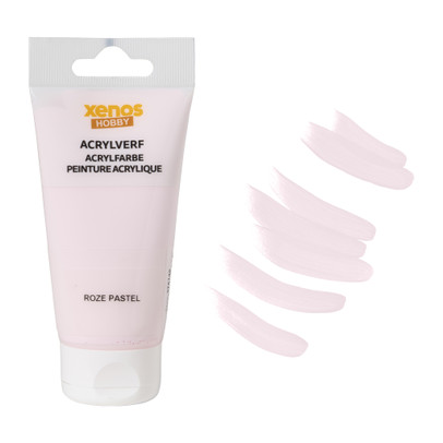 Acrylverf - pastel roze - 75 ml