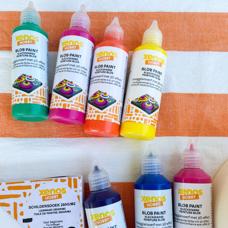 Blob verf - oranje - 80 ml