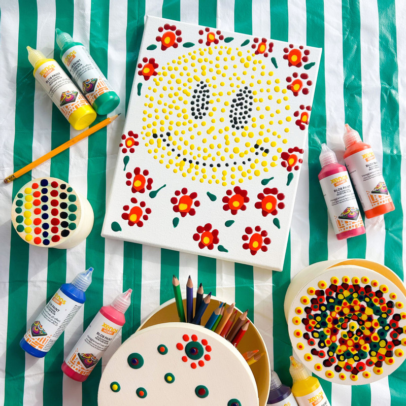 Blob verf - geel - 80 ml