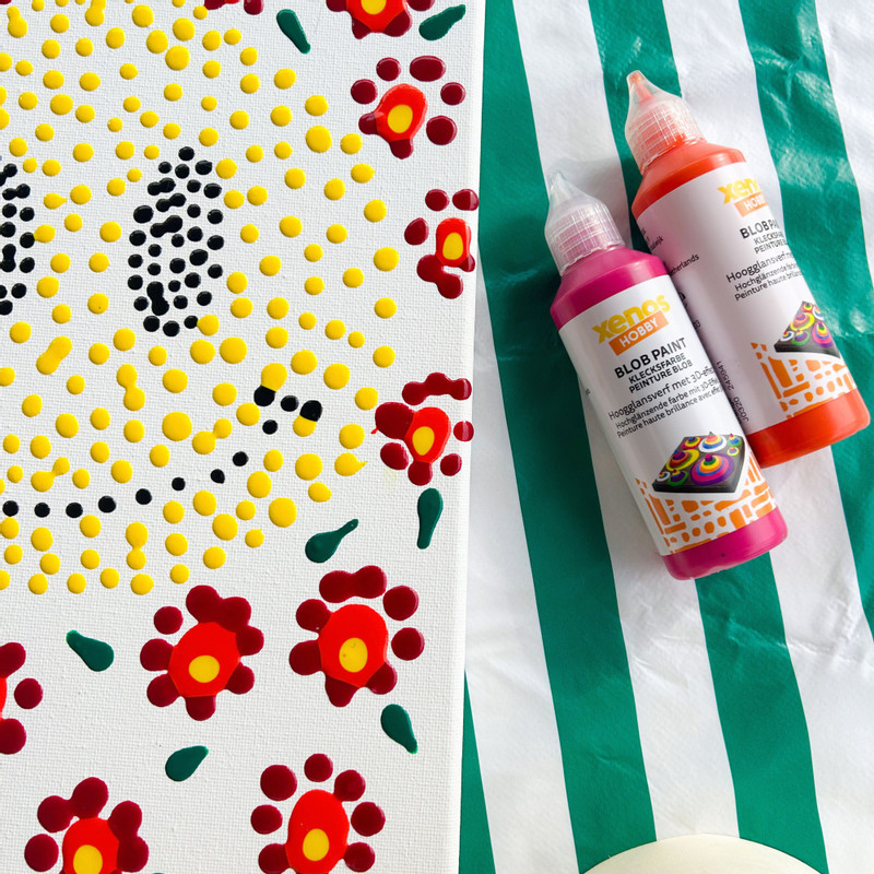 Blob verf - blauw - 80 ml