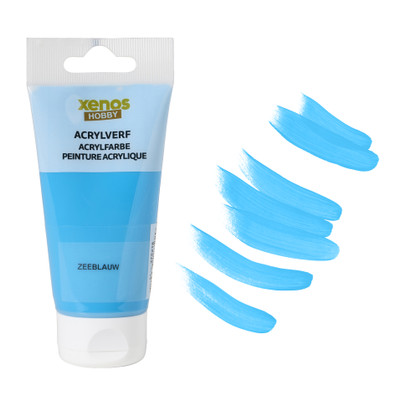 Acrylverf - zeeblauw - 75 ml