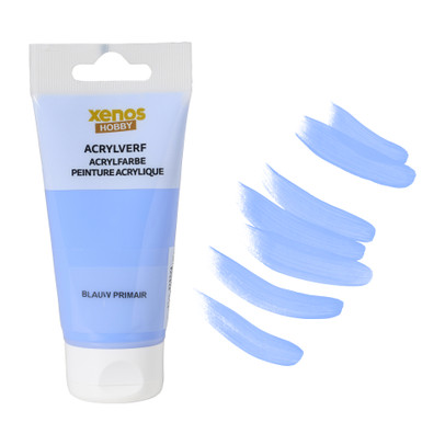 Acrylverf - primair blauw - 75 ml