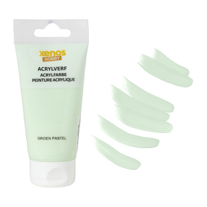 Acrylverf - pastel groen - 75 ml 