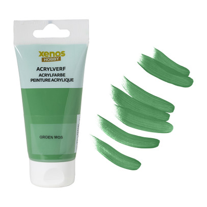 Acrylverf - mos groen - 75 ml