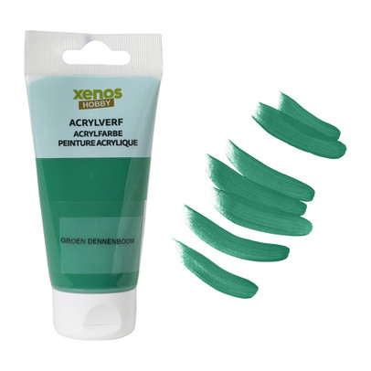 Acrylverf - dennenboom groen - 75 ml 