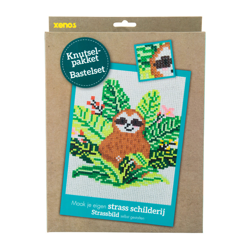 Diamond painting - luiaard