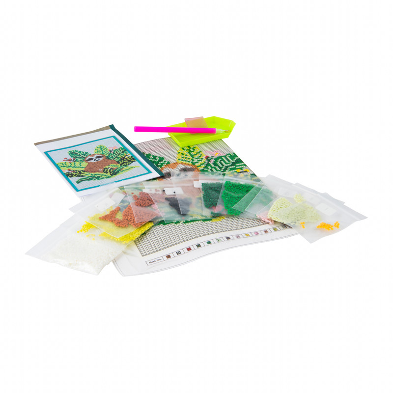 Diamond painting - luiaard