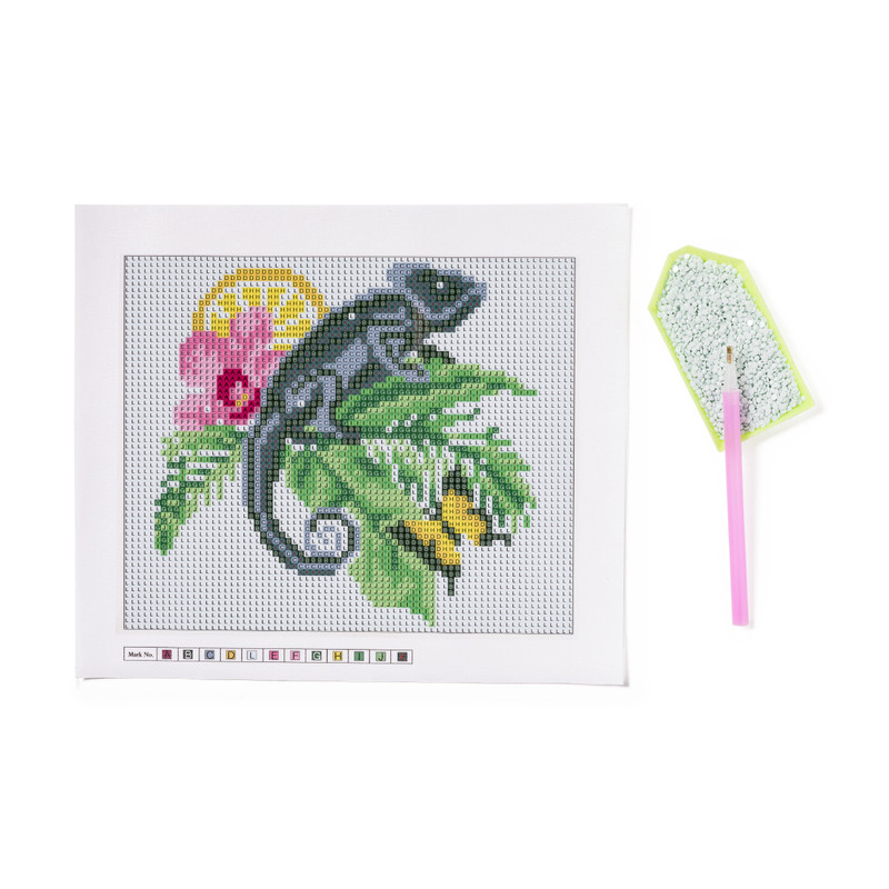 Diamond painting - kameleon