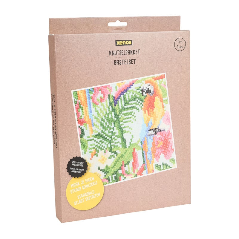 Diamond painting papegaai Xenos