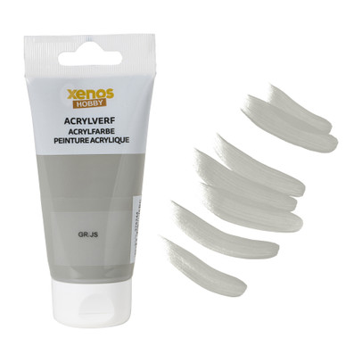 Acrylverf - grijs - 75 ml 