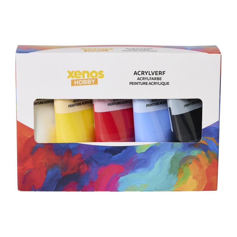 Talens acrylverfset - multikleur - 5x75 ml