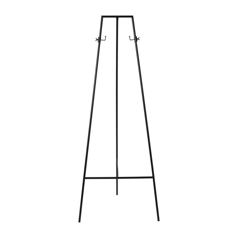Schildersezel metaal - zwart - 146.7x58.5x51 cm