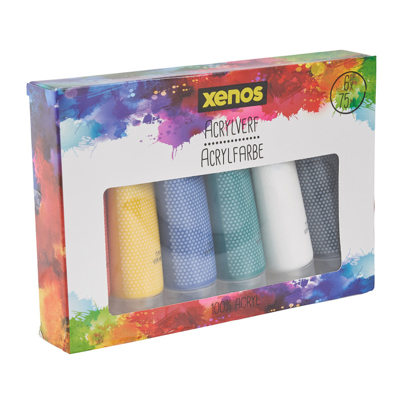 Acrylverf - 6 kleuren