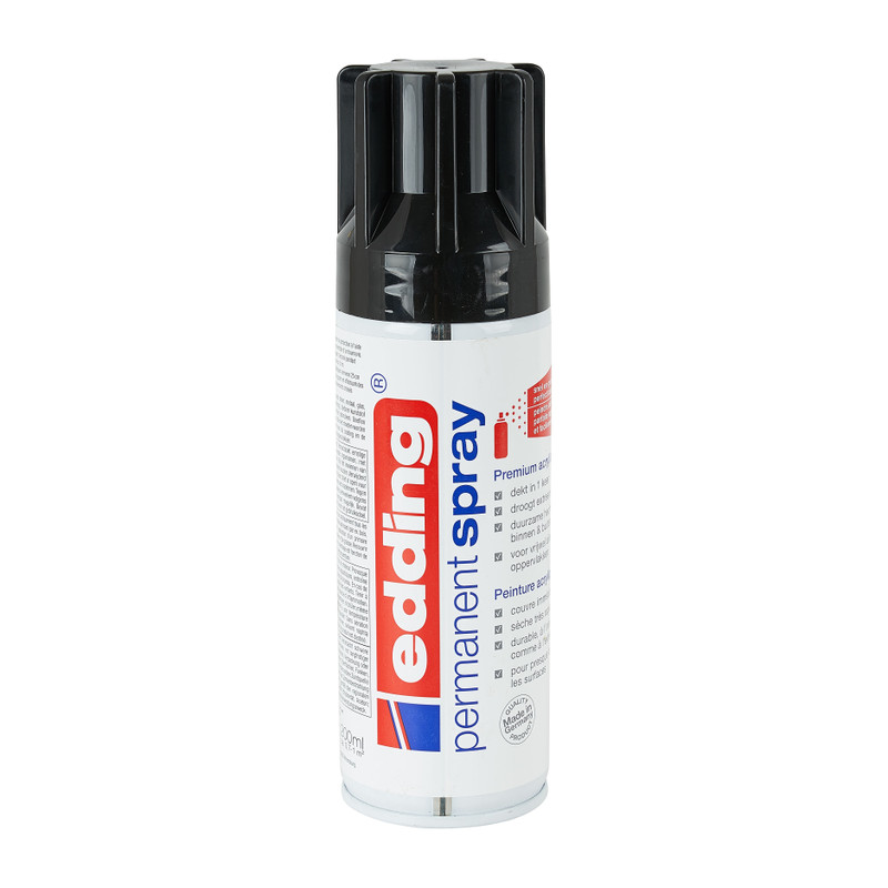 Verf spray Edding - zwart - 200 ml