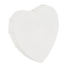 Schildersdoek hart - set van 3 - 10 cm