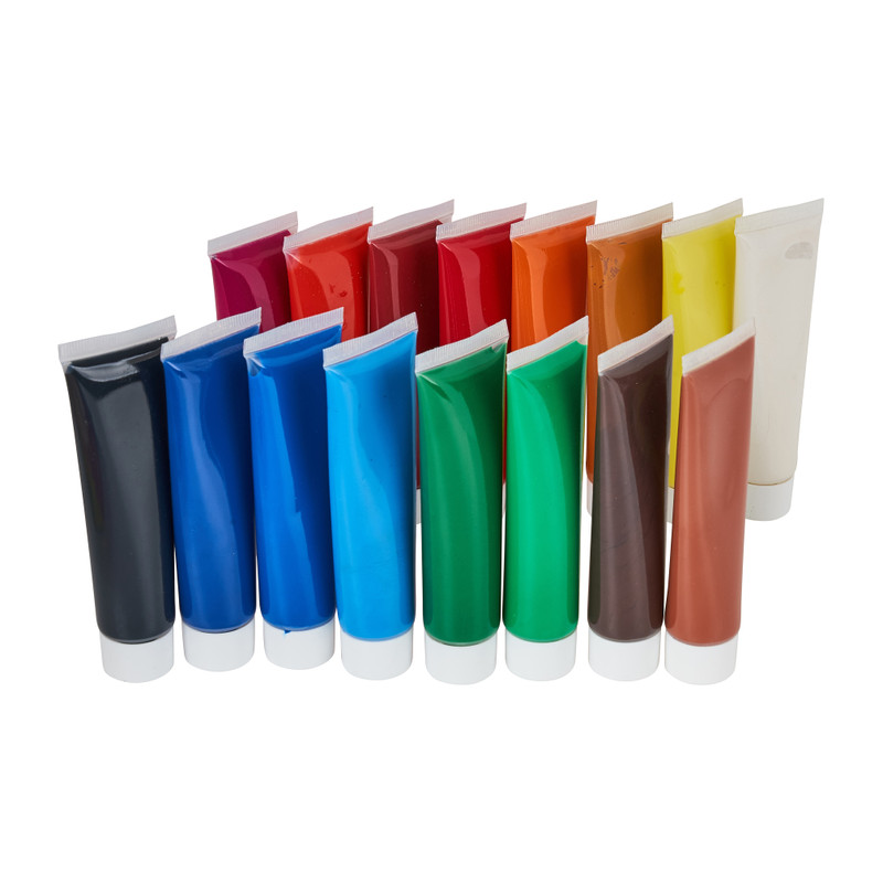 Acrylverf - set van 16 