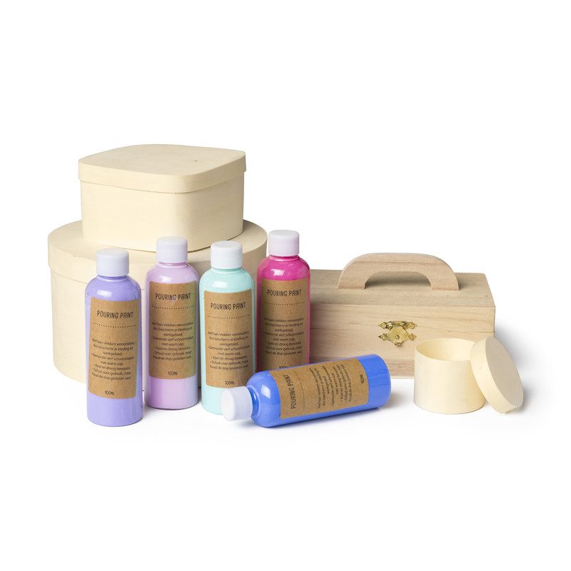 Paint pouring - set van 5 - 100 ml