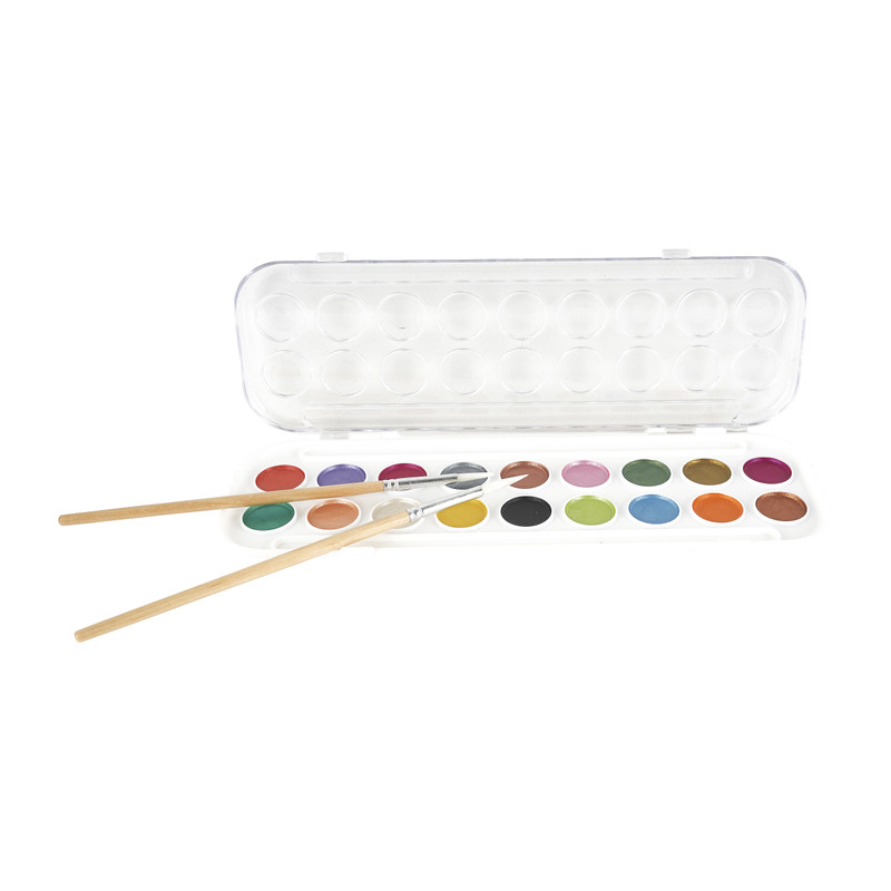 Waterverf metallic - 18 kleuren