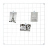 Wandrekje Square met clips - 60x60 cm - wit