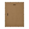 Prikbord met golfrand klein - beige - 44x34 cm