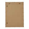 Prikbord met golfrand groot - bruin - 74x54 cm