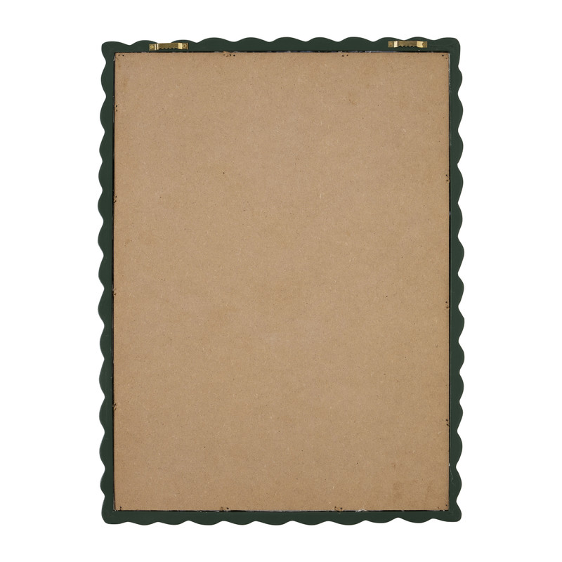 Prikbord golfrand streep gr/wi - groen - 37.5x50.5x1.5 cm