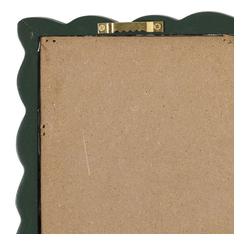 Prikbord golfrand streep gr/wi - groen - 37.5x50.5x1.5 cm