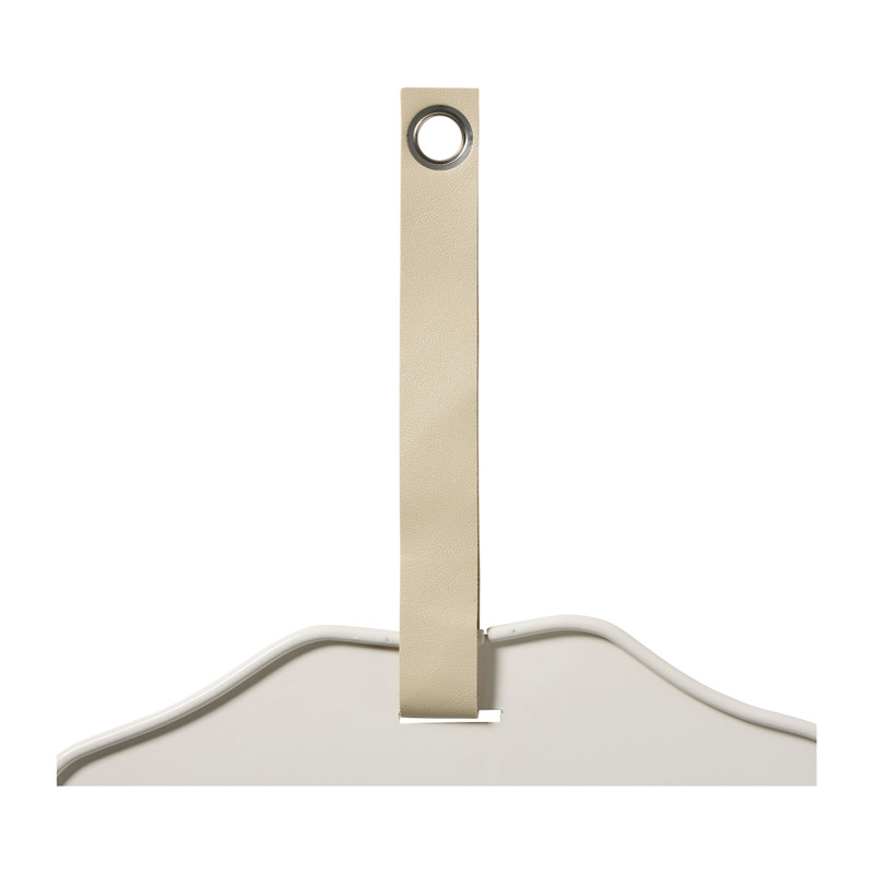 Magneetbord golfrand - beige - ø51x2 cm
