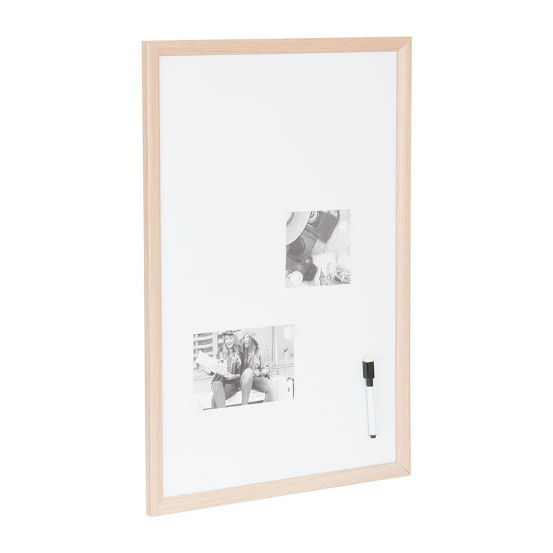 Whiteboard houten lijst - 40x60 cm