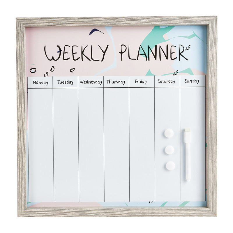 Memobord weekly planner - 43x43 cm