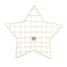Wandrekje ster met clips - 54x52 cm