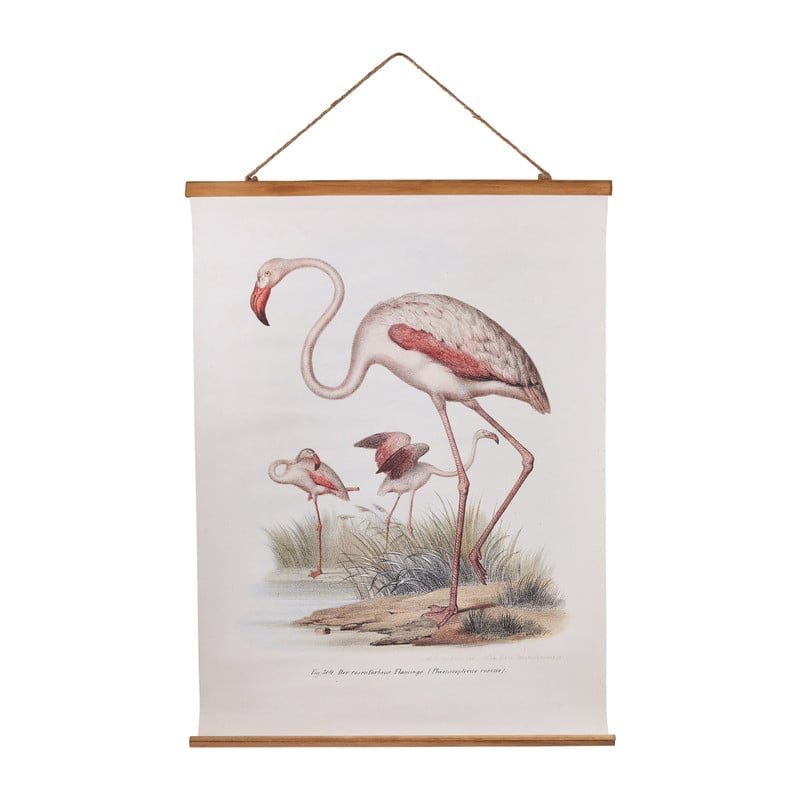Vroegst hulp Kaap Vintage poster - flamingo - 50x70 cm | Xenos