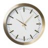 Wandklok gouden rand - wit - ø40 cm
